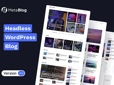 Headless WordPress Blog Theme headless headless blog headless cms headless nextjs headless wordpress nextjs blog react blog