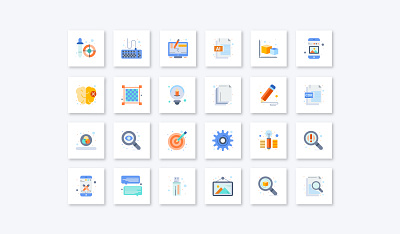 Creative Design icons analytics brain idea icon chat icon design icon edits icon graphic design idea icon message icon planning icon search icon setting icon target icon text edit icon text form icon