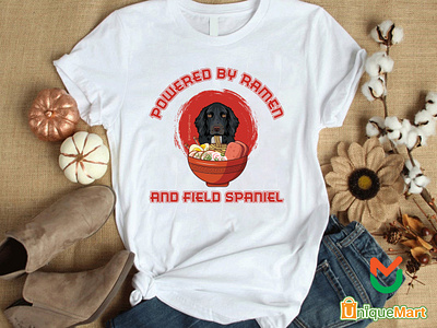 Ramen Sushi Field Spaniel T-Shirt Design. branding christmas t shirts design design dog and food fusion t shirts dog foods dog lover design dog lover t shirts field spaniel field spaniel dog lover field spaniel mom t shirts field spaniel t shirt design graphic design illustration japanese foods pets lover t shirt design ramen and sushi t shirts ramen t shirts design sushi t shirt design vector design