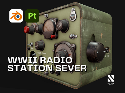WWII Radiostation Sever 3d audio device radio wwi
