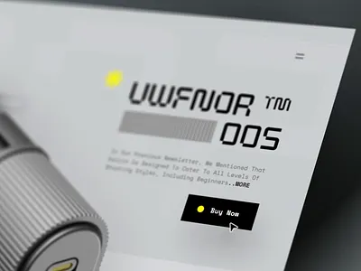Interaction :: VWFNDR Camera Landing 3d camera desktop digital hero interaction interactive landing minimal motion present product prototype shot typography ui ui motion ux web website