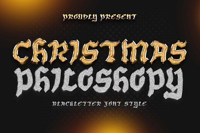 Christmas Philosophy beautiful blackletter branding christmas design elegan font font design graphic design halloween handwritten illustration logo ui