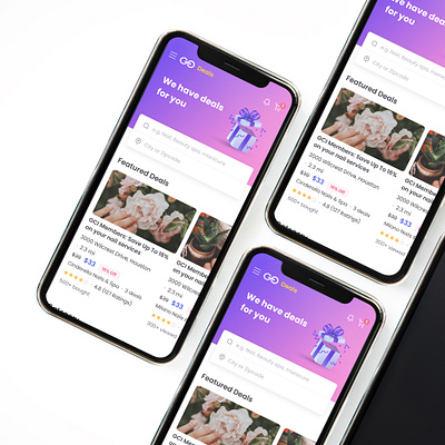 Deal Mobile App for Salon mobile