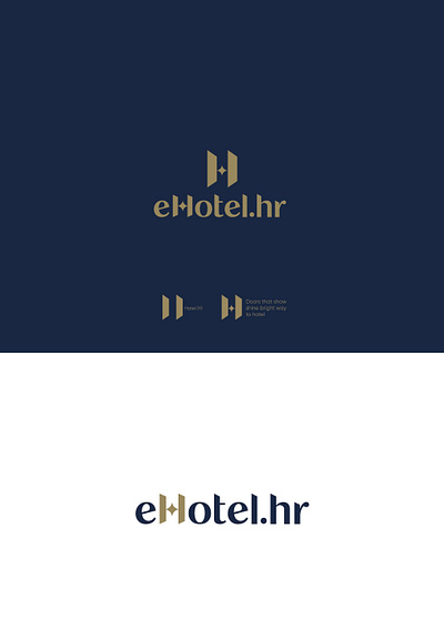 eHotel.hr_Logo clean design logo minimal minimalist modern simple simple clean interface