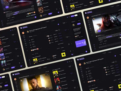 Gaming Platform animated design animation button dark game game store game ui gaming landing page motion nft platform webdesign play player rewards streaming ui ux user interface virtual reality web3