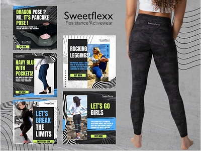 Activewear Brand - Social Media Posts 2024 activewear addesign animation branding designagency designmastery designthatconverts designthatsells digitalmarketing graphic design innovativeglance motion graphics social socialdesign socialmedia socialmediaad socialpostdesign trendingdesign ui