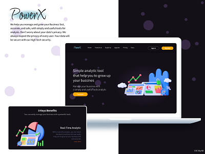 Landing page "SaaS Product" dailyui design landing page saas product ui ui design ui designer ui exploration ui explore uiux design uiux designer web design web designer