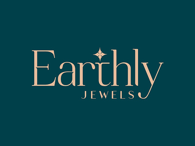 Earthly Jewels branding diamond logo earthly design earthly jewels earthly logo identity design jewellery logo jewels logo logo design