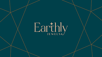 Earthly Jewels branding diamond logo earthly design earthly jewels earthly logo identity design jewellery logo jewels logo logo design