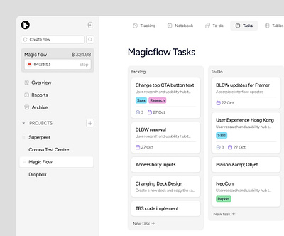 Tracky.so product work by Ayda Oz for Earthr. on Dribbble