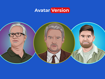 Vector cartoon avatar avatar avatar portrait cartoon cartoon avatar design illustration vector vector art vector cartoon