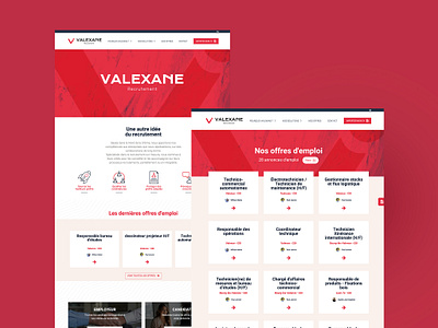 Valexane - Website / UI UX design design ui ux