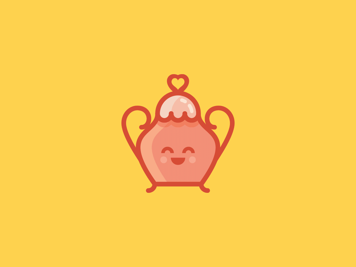 Let's chow down! beer burger cute donut emoji face food icons kawaii motion graphics sugarpot