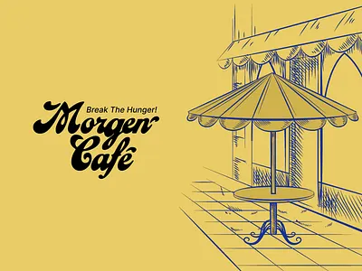 Cafe Logo Design - Morgen Cafe brand design branding cafe cafe logo concept design hirelogodesigner learnlogodesign logo logodesigner mandloi morgen cafe sandeep shoplogodesign street logo