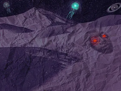 desert graphic design photomanipulation