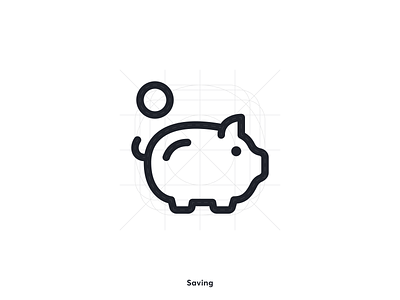 Piggy Bank Icon animal bank cash coin coins cute dollar finance icon illustration money pig piggy piggybank piglet pork save money saving savings wallet