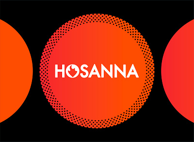 HOSANNA | Church Outreach Logo branding church fire symbol florida hosanna logo design modern orange color palette tampa traditional wesley chapel