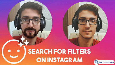 How To Search For Filters On Instagram 2023? (+With Video) banner filter filters howdiscover howdiscover.com instagram poster search