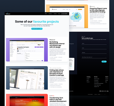 Skyward Projects projects ui
