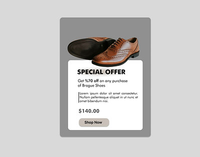 Special Offer #Daily UI ux