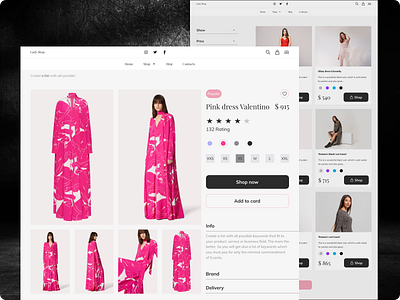 E-commerce Website ui