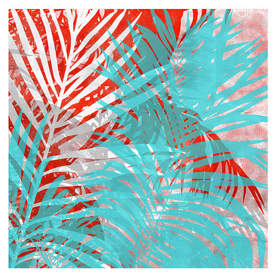 Palm palm print screenprint