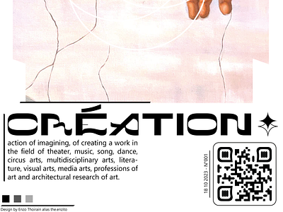 Creation - Inspiration for Art expo. ticket/Museum ticket art design english graphic design inspiration italian