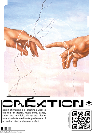 Creation - Inspiration for Art expo. ticket/Museum ticket art design english graphic design inspiration italian