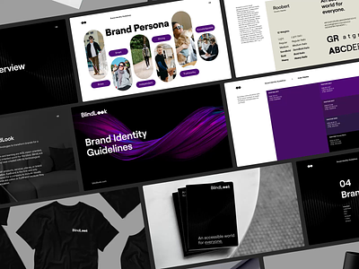BlindLook: Brand Guideline blind brand branding design guideline illustration web