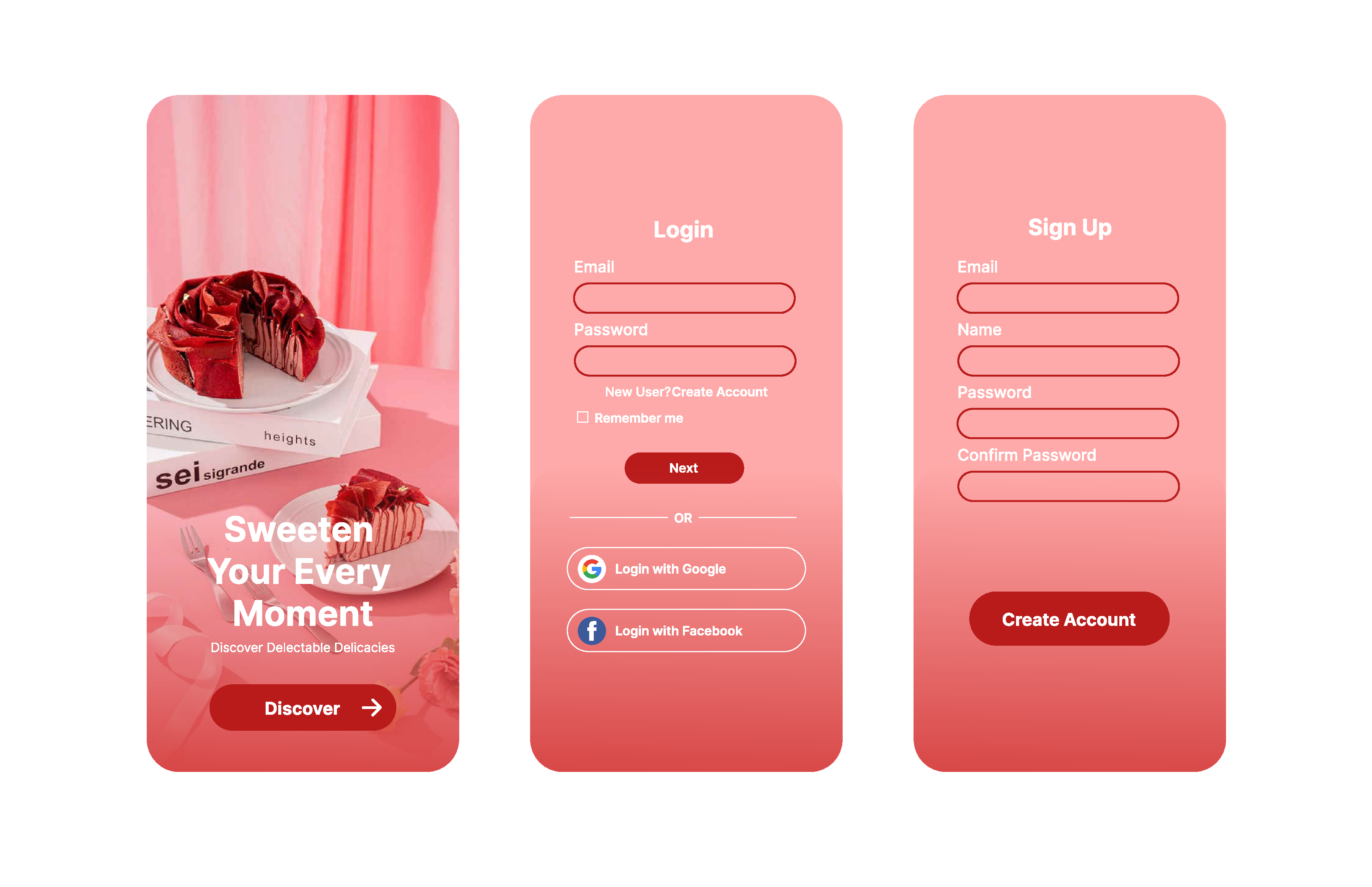 Bakery App by Pratisha Shrestha on Dribbble