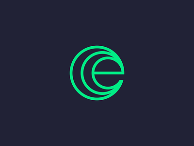 Letter e logo brand branding company evolution evolve grow up identity letter e lettermark e logo design logomark mark modern monogram e saas simple symbol tech technology visual