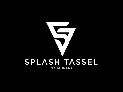 SPLASH TASSEL Restaurant Logo Design black logo branding bw bw logo bw logo design design graphic design illustration logo logo design restaurant restaurant logo design resturant typography ui ux vector wordmark wordmark logo wordmark logo design