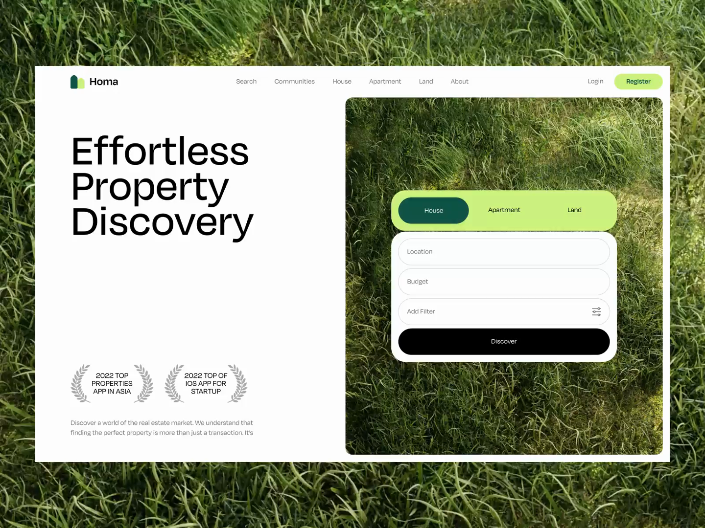 Example of Custom Landing Page Design