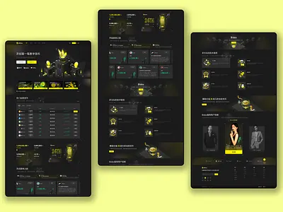 Blockchain website - Bidex Exchange design icon illustration ui ux vector