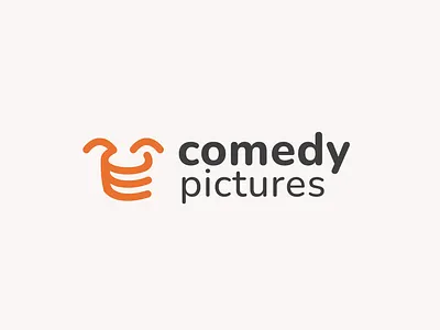 Comedy Film Production ✱ Logo Design Concept a b c d e f g h i j k l m n brand identity branding combination comedy comfort design film graphic design laugh logo logo concept logo design mark minimalist orange production simple symbol visual identity