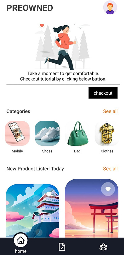 e-commerce store design for mobile app graphic design ui
