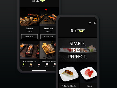 Edaname - Restaurant Mobile App for iOS and Android android app app builder app store application click collect delivery food google play ios menu mobile mobile app mobile apps native apps no code pwa restaurant ui ux