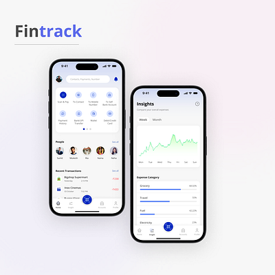 Payment and Financial Management Application aesthetic fintech productdesign ui ux