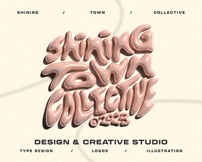 Shining Town Collective / Graphic Design 2023 3d branding des design drawing graphic design hand drawn handlettering illustration logo vector