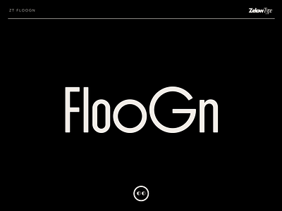 ZT Floogn branding design font freefont graphic design logo sans serif typography