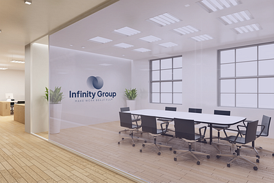 Infinity Group Brand + Logo Design brand identity branding construction graphic design illustrator logo logo design marketing signage