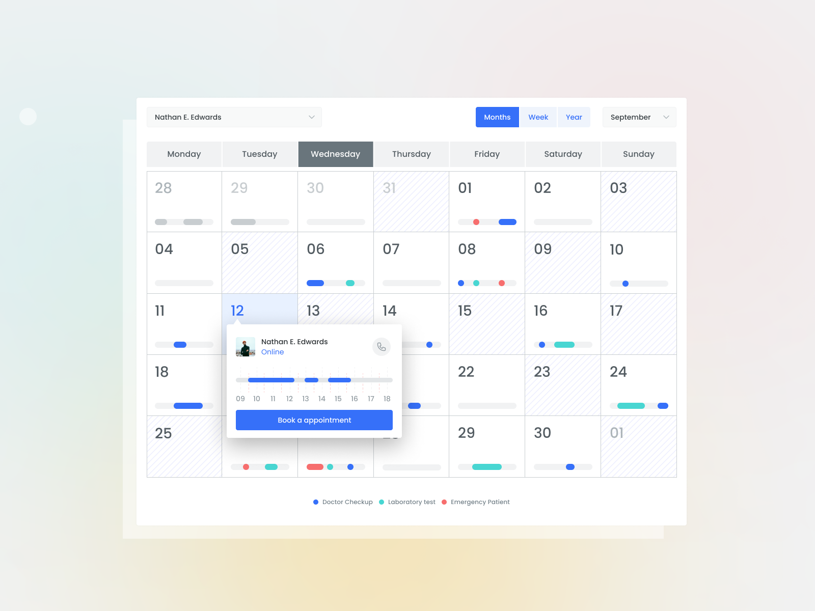 Medical Web Dashboard | Doctor Appointment | SaaS | Calendar by Md ...