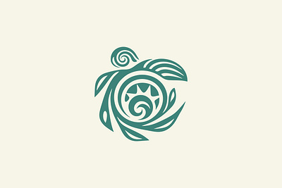 A Minimalist Turtle Logo branding graphic design logo