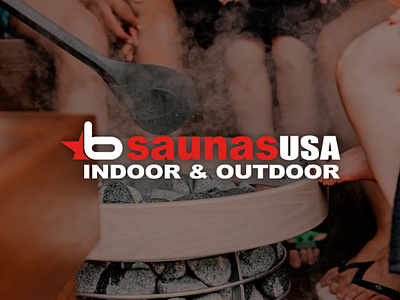 BSaunas USA branding design logo design photography saunas