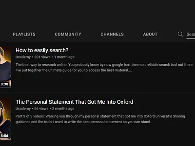 Thumbnail entry for Ucademy application thumbnail