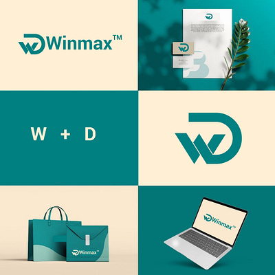 Winmax Logo Design 3d branding creative logo custom logo design graphic design illustration logo logodesign logos motion graphics ui