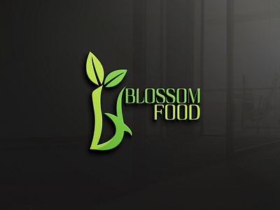 Blossom Food logo my recent work graphic design logo minimalist logo unique logo