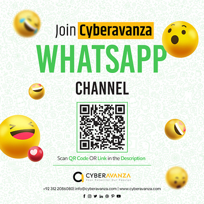 Cyberavanza WhatsApp Channel ads blog channel cyberavanza design designer graphic graphics help logo posts promotions resources tips whatsapp