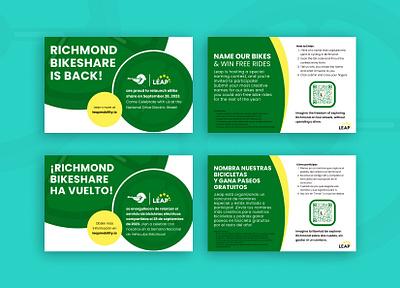 BikeShare Handouts bike bikeshare branding design flyer graphic design handout layout visual