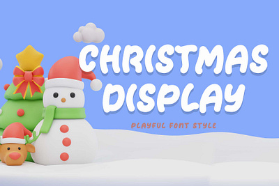 Christmas Display beautiful branding christmas design display easter font font design graphic design handwritten illustration logo playful santa ui valentine winter